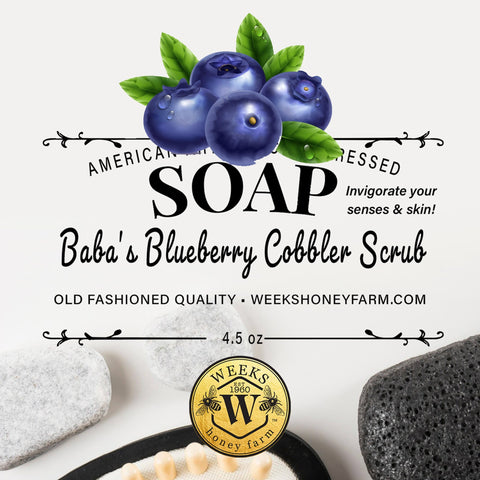 Handmade Cold Pressed Artisan Soaps- Assorted Fragrances, 4.5 oz Each | | Soaps from Weeks Honey Farm, Inc.