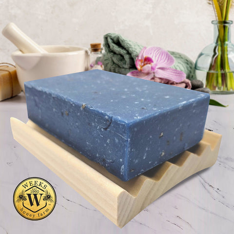 Handmade Cold Pressed Artisan Soaps- Assorted Fragrances, 4.5 oz Each | Blueberry Hill | Soaps from Weeks Honey Farm, Inc.