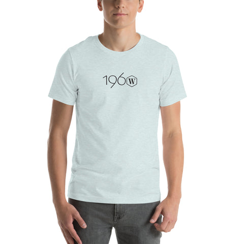 Tractor and Bee Boxes, 1960 Soft Fit Unisex t-shirt | Heather Prism Ice Blue | Apparel & Accessories from Weeks Honey Farm