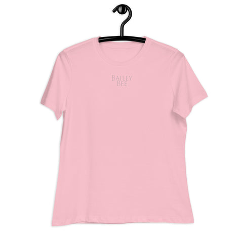 Weeks Save the Bees- Comfy Women's Relaxed T-Shirt | Pink | from Weeks Honey Farm, Inc.