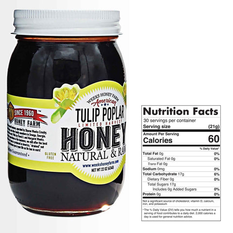 Our Best Raw Tulip Poplar Honey | | Honey from Weeks Honey Farm, Inc.