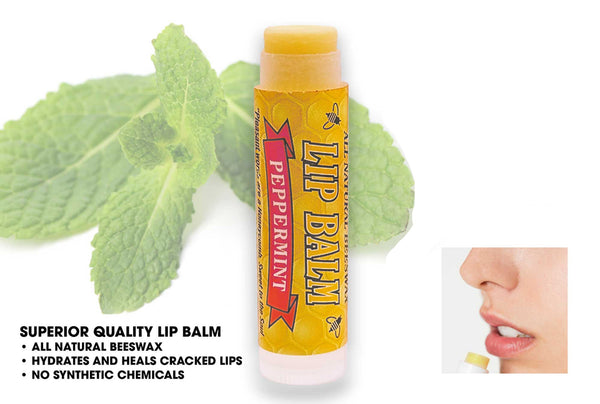 Peppermint All Natural Beeswax Lip Balm - Lip Balm - Only $2.49! Order now at Weeks Honey Farm