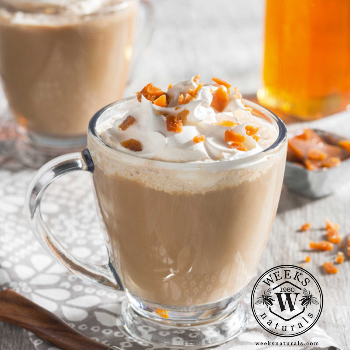 Weeks Caramelized Honey Creme Brulee Latte – Weeks Honey Farm