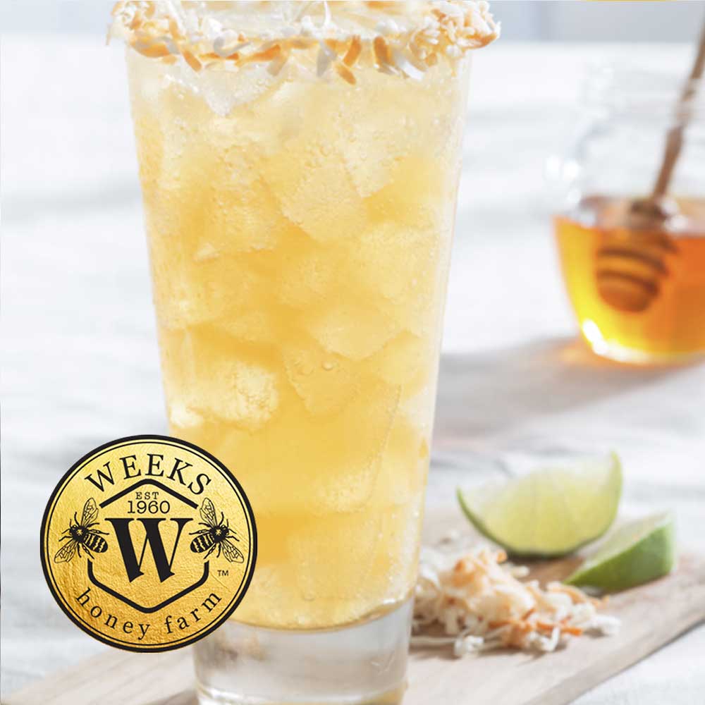 Honey Lime Coconut Water Mocktail | Easy Alcohol-Free Drink – Weeks Honey Farm