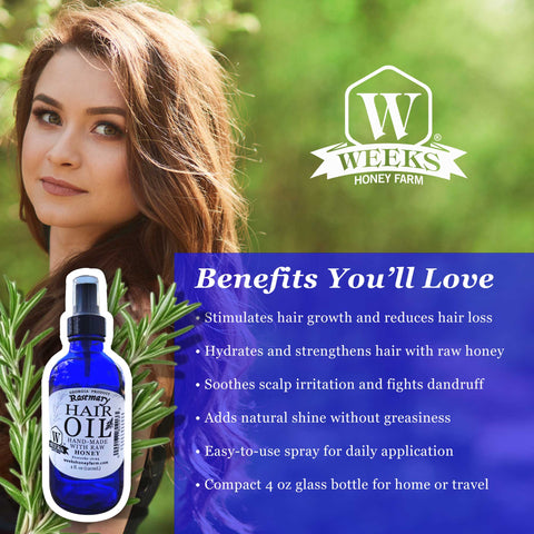 Raw Honey and Rosemary are a Dynamic Duo for Natural Hair Health!
