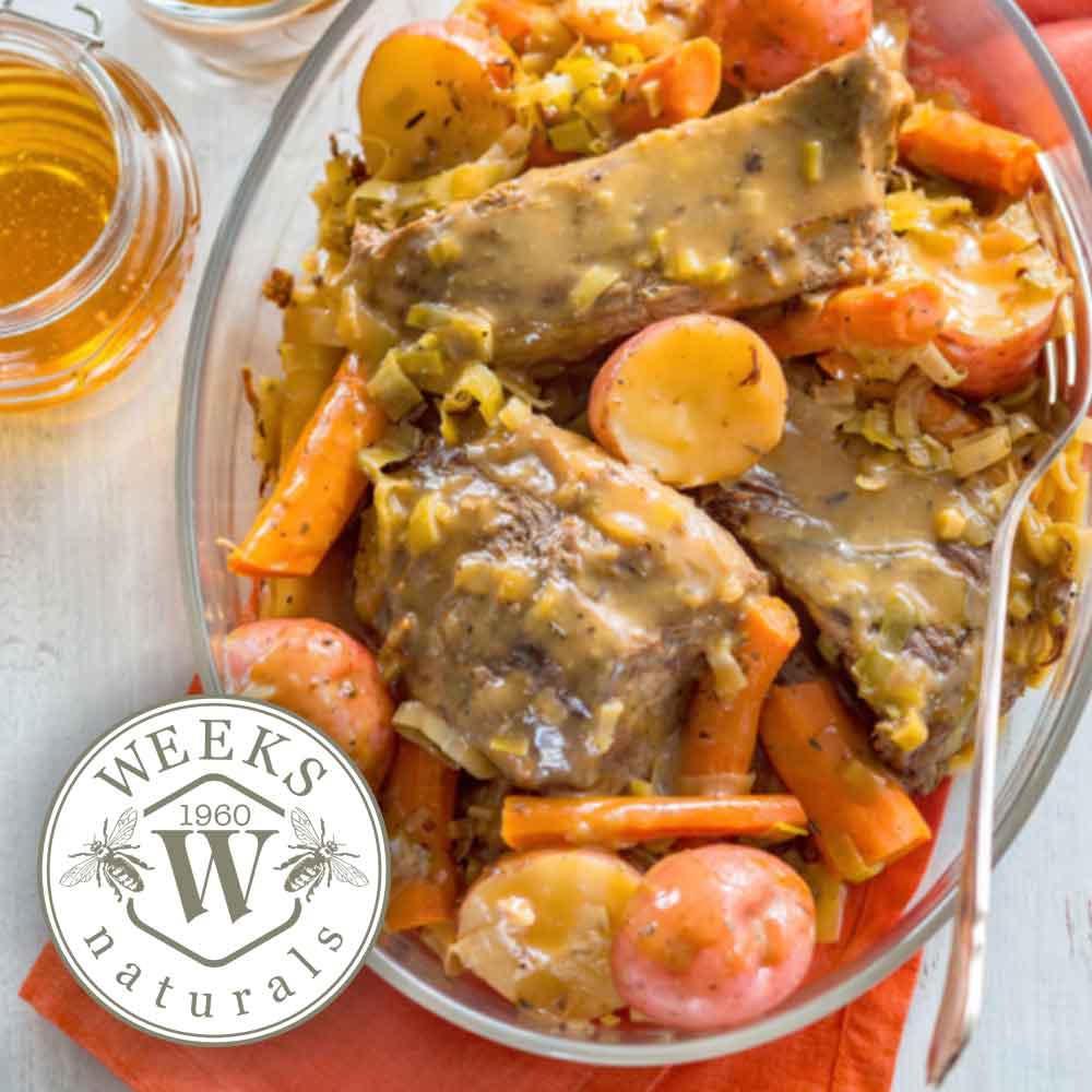 Irish Honey Pot Roast with Veggies – Weeks Honey Farm