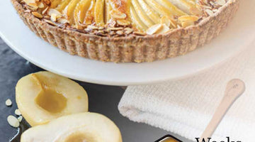 Pear and Raw Honey Custard Tarts