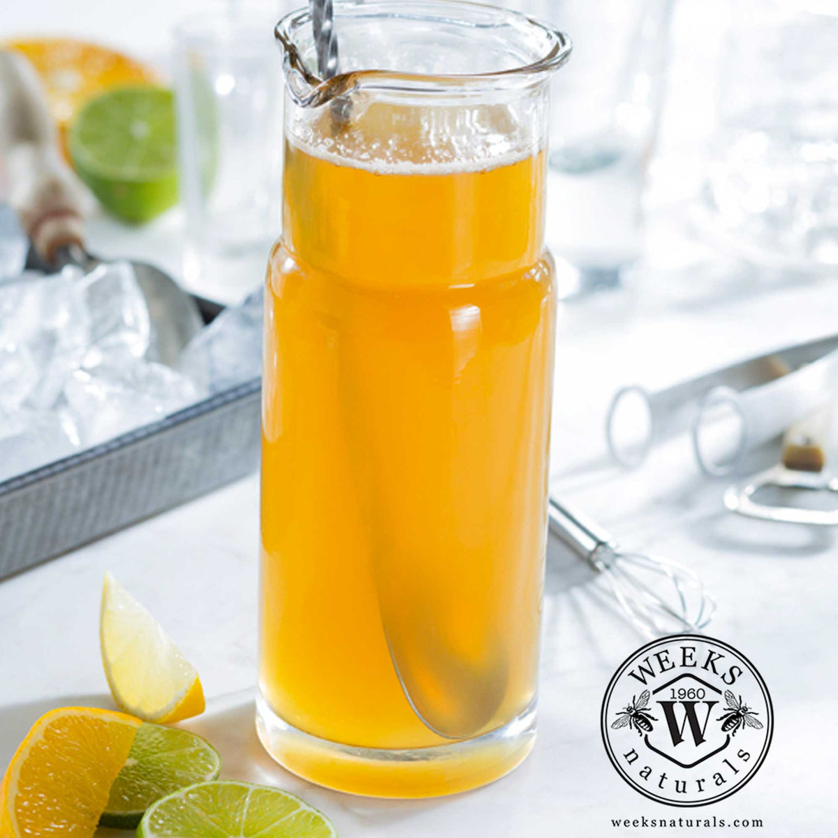 Honey Simple Syrup for Cocktails, Tea and Lemonade