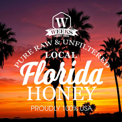 Weeks local Florida honey is always pure, raw & unfiltered