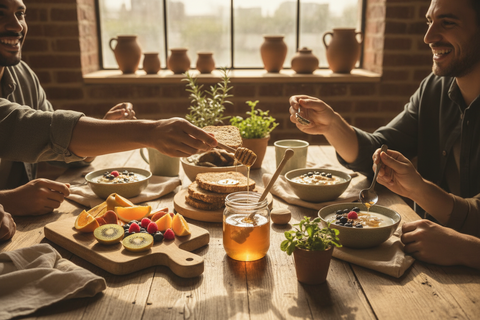 People enjoying Weeks Raw Honey