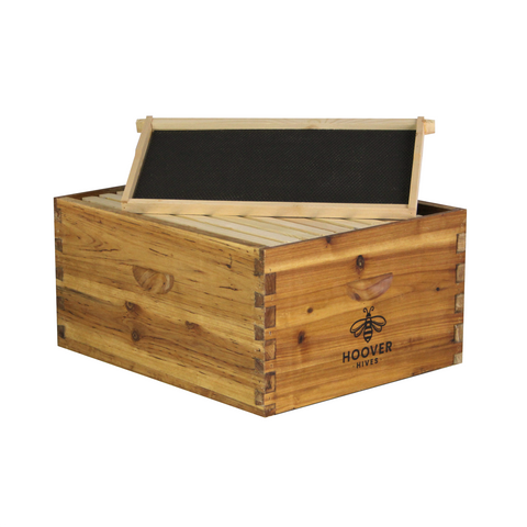 Wax-Coated Deep Brood Box | 10 Frame | Hive Bodies And Supers from Galena Farms