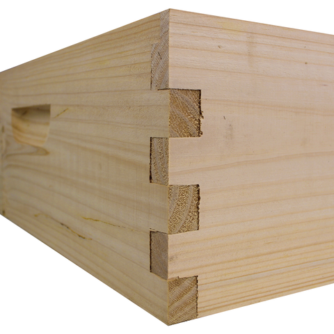 10-Frame Complete Beehive Kit – Fully Assembled (1 Deep & 1 Medium Box) Amish-Made with Frames & Wax-Coated Foundations