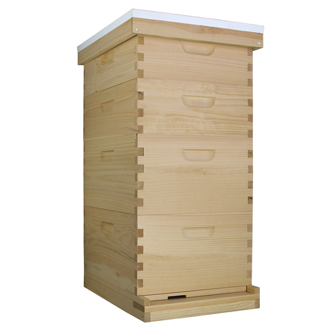Amish-Made 10 Frame Beehive - (2)Deeps & (2)Mediums | | Full Hive from Galena Farms
