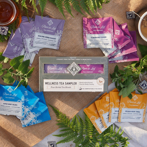 Wellness Tea Sampler - Box of 16 Tea Bags