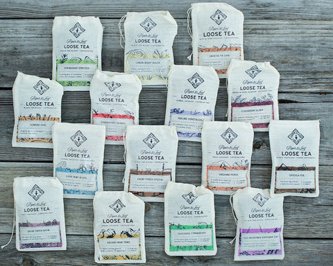 Variety Pack of Loose Leaf - 15 Blends, 15 Servings Each | | Loose Tea from Piper and Leaf Tea Co.