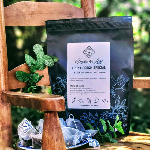 Front Porch Special Bulk Sachets - 70ct Tea Bags | | Tea Bags from Piper and Leaf Tea Co.
