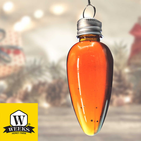 HO, HO, HONEY! Weeks Christmas Honey Ornaments; 3 oz