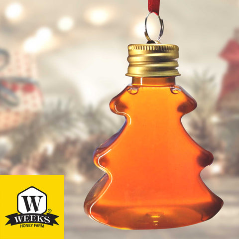 HO, HO, HONEY! Weeks Christmas Honey Ornaments; 3 oz