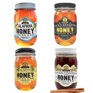 Weeks Best Sellers 4 Pack: 22oz Glass - Premium Honey from Weeks Naturals | Weeks Honey Farm - Just $75.99! Shop now at Weeks Naturals | Weeks Honey Farm