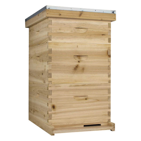 Nubee 10 Frame Beehive - (2)Deeps & (1)Medium | | Full Hive from Galena Farms