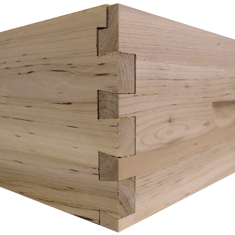 10 Frame Medium Honey Super Box w/ Dovetail Joints (Unassembled w/ Frames and Foundations) | | Hive Bodies And Supers from Galena Farms