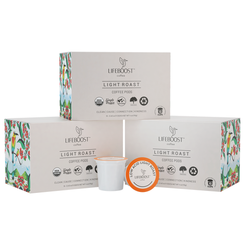 Light Roast Coffee Pods - Pods - Only $19.95! Order now at Weeks Honey Farm Fast shipping and excellent customer service.