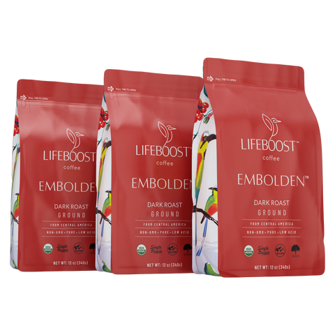 Embolden Dark Roast - Dark Roast - Only $27.95! Order now at Weeks Honey Farm Fast shipping and excellent customer service.