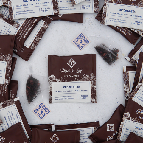 Chocola-Tea Case of Individually Wrapped Tea Bags- 50ct | | Tea Bags from Piper and Leaf Tea Co.