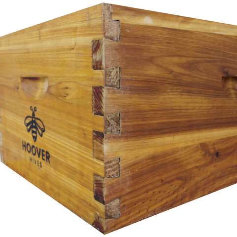 Wax-Coated 8 Frame Beehive - (1)Deep & (4)Mediums