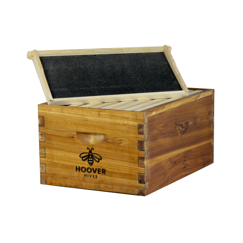 Wax-Coated Deep Brood Box | 8 Frame | Hive Bodies And Supers from Galena Farms