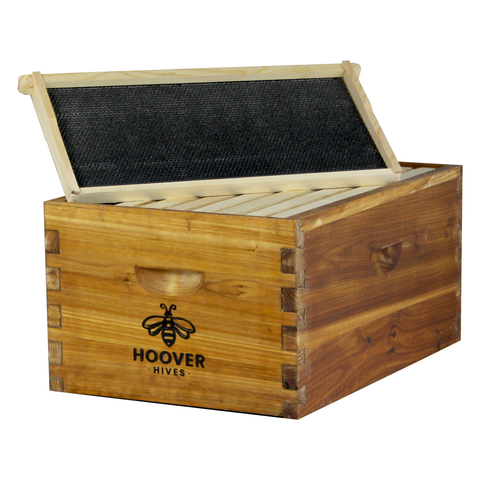 Wax-Coated 8 Frame Beehive - (1)Deep & (3)Mediums