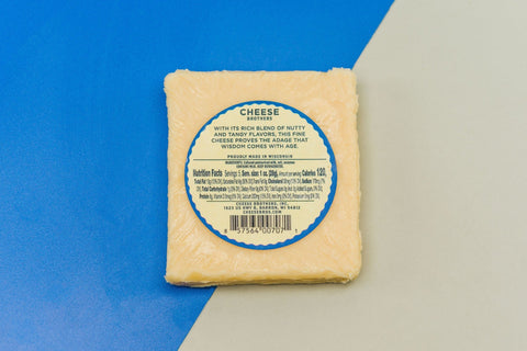 8-Year-Aged Cheddar from Wisconsin - Reserve Cheese - Only $12.95! Order now at Weeks Honey Farm Fast shipping and excellent customer service.