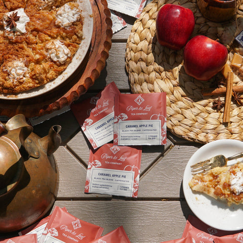 Caramel Apple Pie Case of Individually Wrapped Tea Bags- 50ct | | Tea Bags from Piper and Leaf Tea Co.