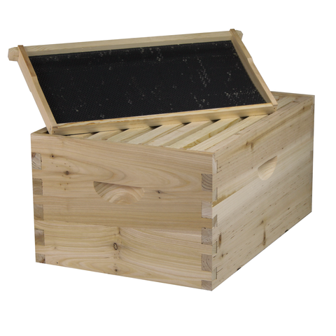 Nubee 8 Frame Beehive - (1)Deep & (2)Mediums | | Full Hive from Galena Farms