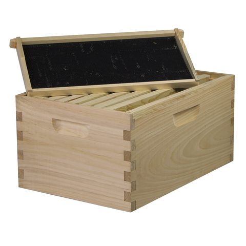 Amish-Made 8 Frame Beehive - (2)Deeps & (1)Medium | | Full Hive from Galena Farms