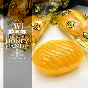 Weeks Double Honey Candy; .5 lb - Premium Food Items from Weeks Naturals | Weeks Honey Farm - Just $9.99! Shop now at Weeks Naturals | Weeks Honey Farm