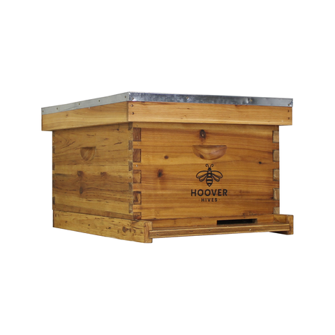 Wax-Coated 10 Frame Beehive - (1)Deep & (0)Mediums | Default Title | Full Hive from Galena Farms