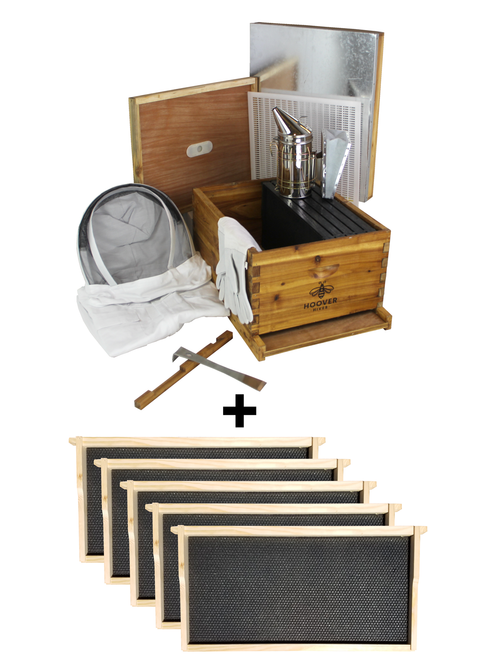 Wax-Coated 10 Frame Beehive - Starter Kit | | Full Hive from Galena Farms