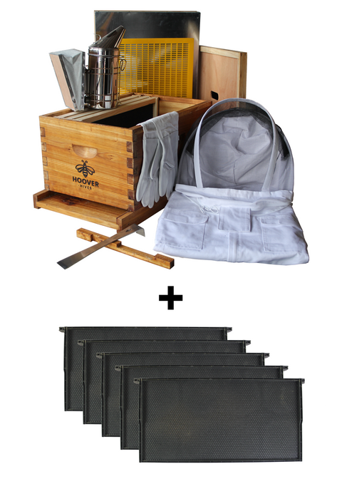 Wax-Coated 8 Frame Beehive - Starter Kit | | Full Hive from Galena Farms