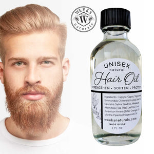 Weeks Hair Oil Blend Will Nourish Your Hair or Beard Perfectly -  - Only $10.99! Order now at Weeks Honey Farm