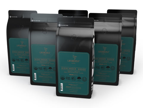 Highlander Grogg - Flavored Coffee - Only $28.95! Order now at Weeks Honey Farm Fast shipping and excellent customer service.