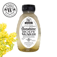 Weeks Honey Body Wash for Max Hydration: 16oz | Honey Sunshine | Soaps from Weeks Honey Farm, Inc.