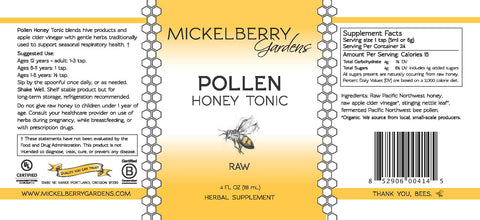 Pollen Honey Tonic - Honey Tonic - Only $11.99! Order now at Weeks Honey Farm Fast shipping and excellent customer service.