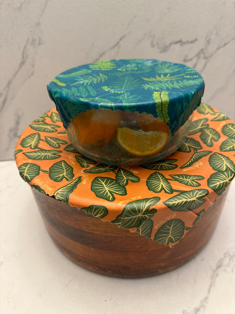Beeswax Food Wrap - Kalo Print | | beeswax Wraps from Meli Wraps
