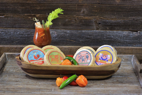 Spicy Cheese Lovers Pack (8 Cheeses) - House Cheese - Only $59.46! Order now at Weeks Honey Farm Fast shipping and excellent customer service.