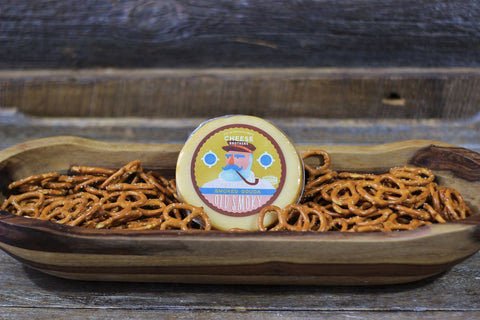 "Have a Cheesy Birthday" Gift Basket - Food Gift Baskets - Only $69.95! Order now at Weeks Honey Farm Fast shipping and excellent customer service.