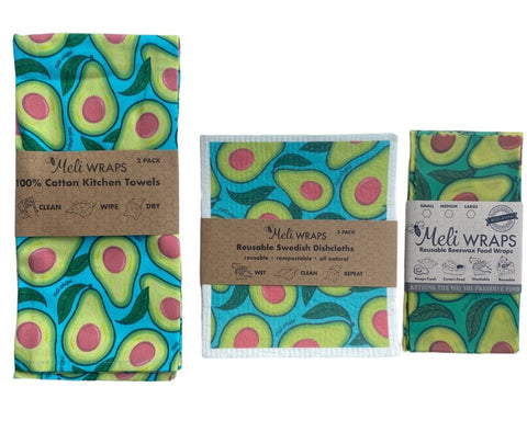 Avocado Gift Set | | from Meli Wraps