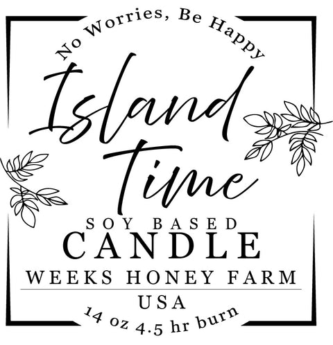 Weeks Premium Soy Candles; 3 Wick
