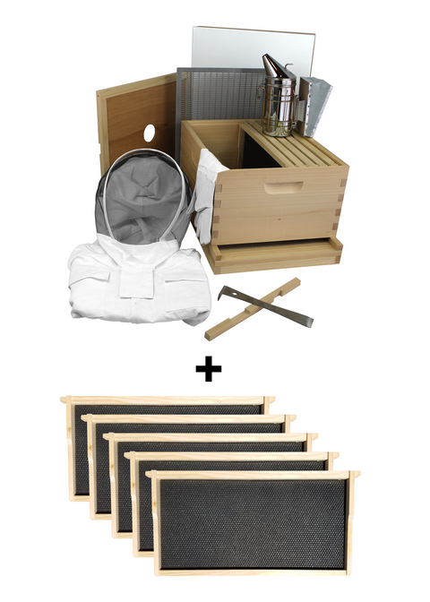 Amish-Made 10 Frame Beehive - Starter Kit | | Full Hive from Galena Farms