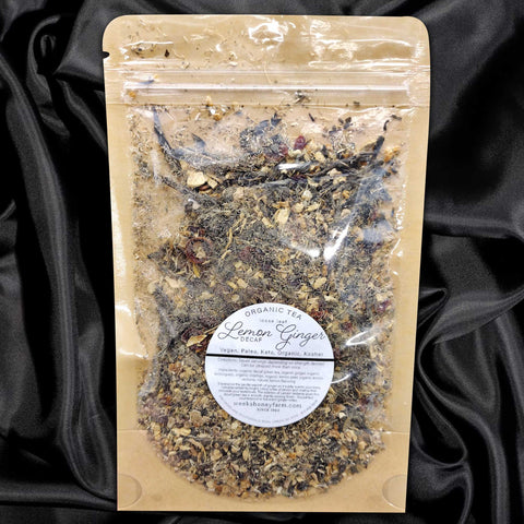 Decaf Lemon Ginger Loose Leaf Sampler Food Items from Weeks Honey Farm, Inc. http://www.WeeksHoneyFarm.com
